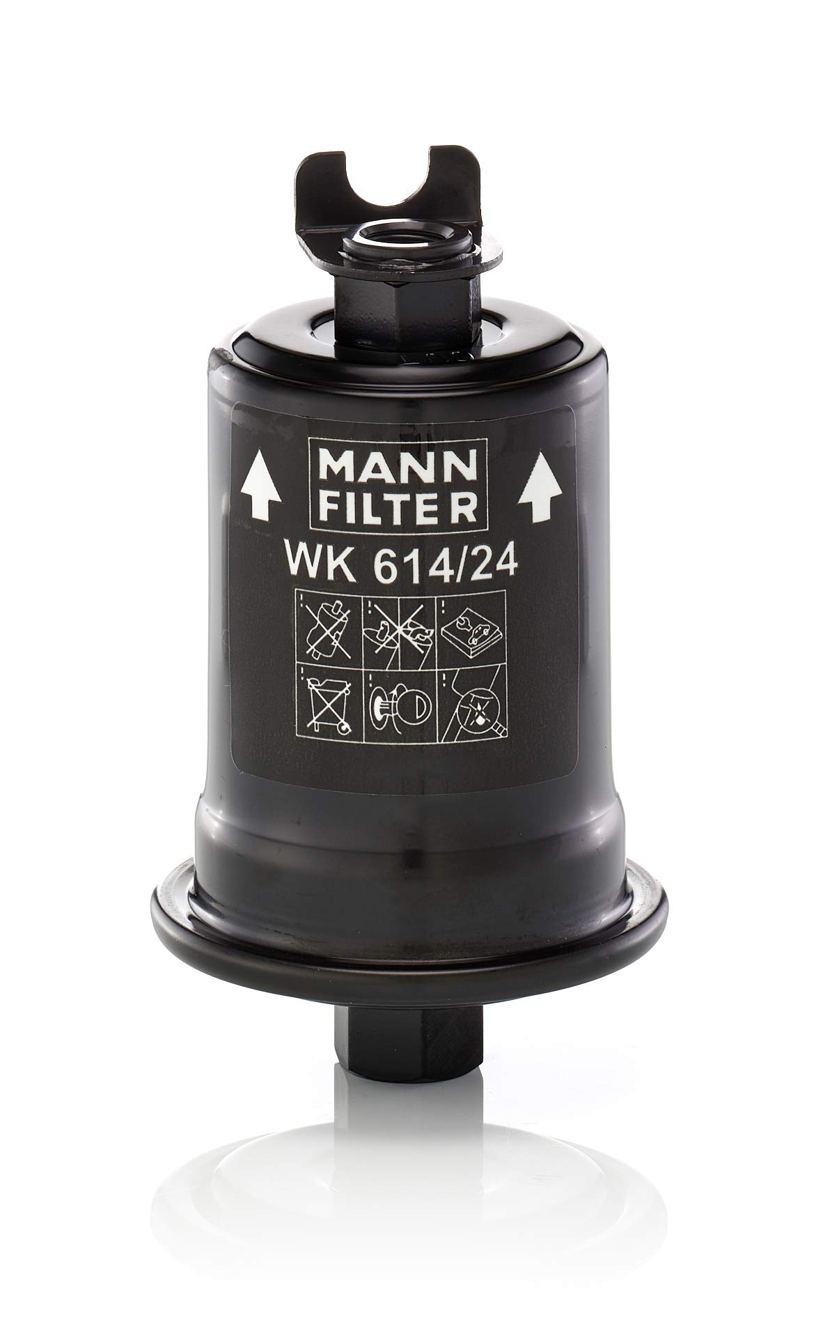 MANN-FILTER WK 614/24 X Kraftstofffilter – Kraftstofffilter nicht für den Einsatz von E10 geeignet – Für PKW von MANN-FILTER