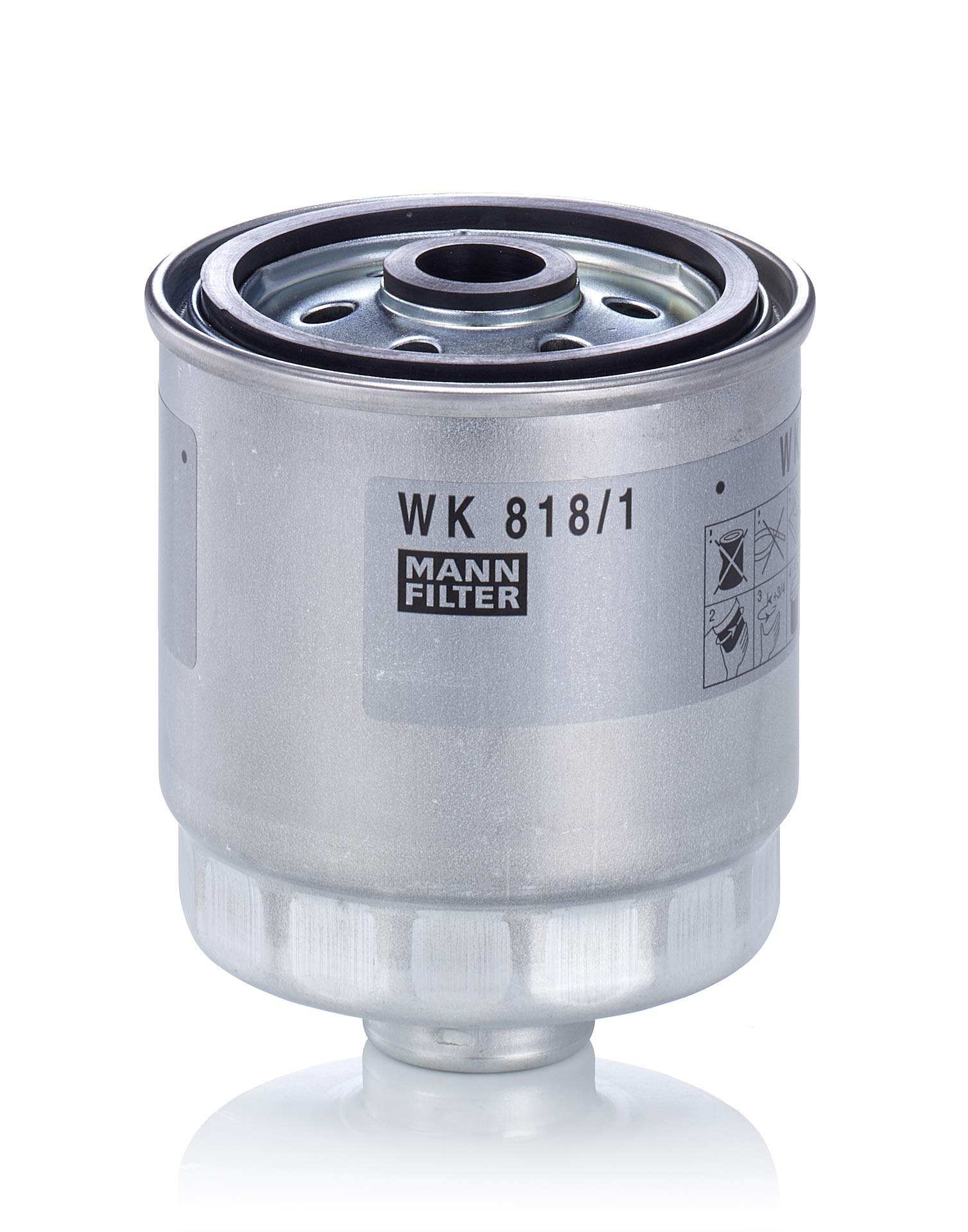 MANN-FILTER WK 818/1 Kraftstofffilter – Für PKW von MANN-FILTER