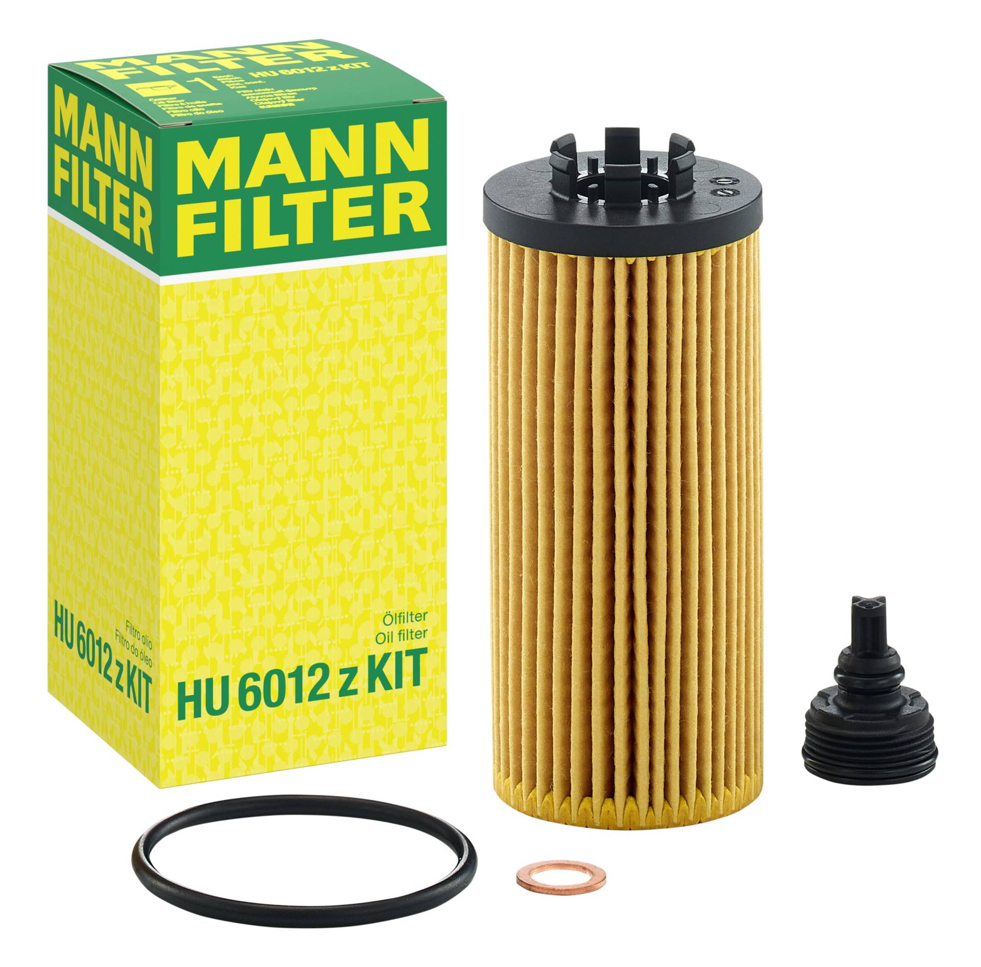 MANN-FILTER HU 6012 Z Kit Filtro de aceite – Juego de filtros de aceite con junta/juego de juntas para automóviles von MANN-FILTER