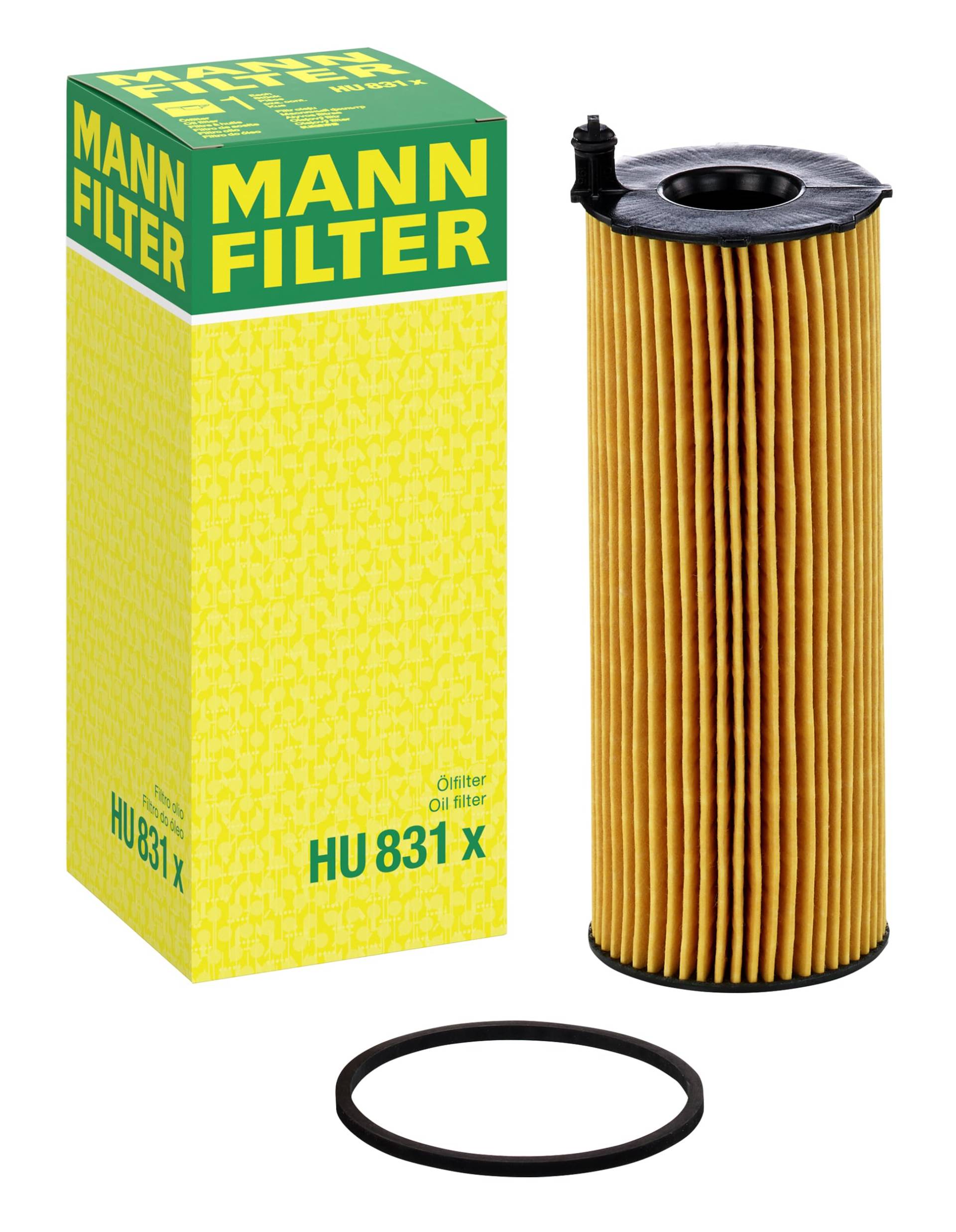 MANN-FILTER HU 831 X Ölfilter – Ölfilter Satz mit Dichtung / Dichtungssatz – Für PKW von MANN-FILTER