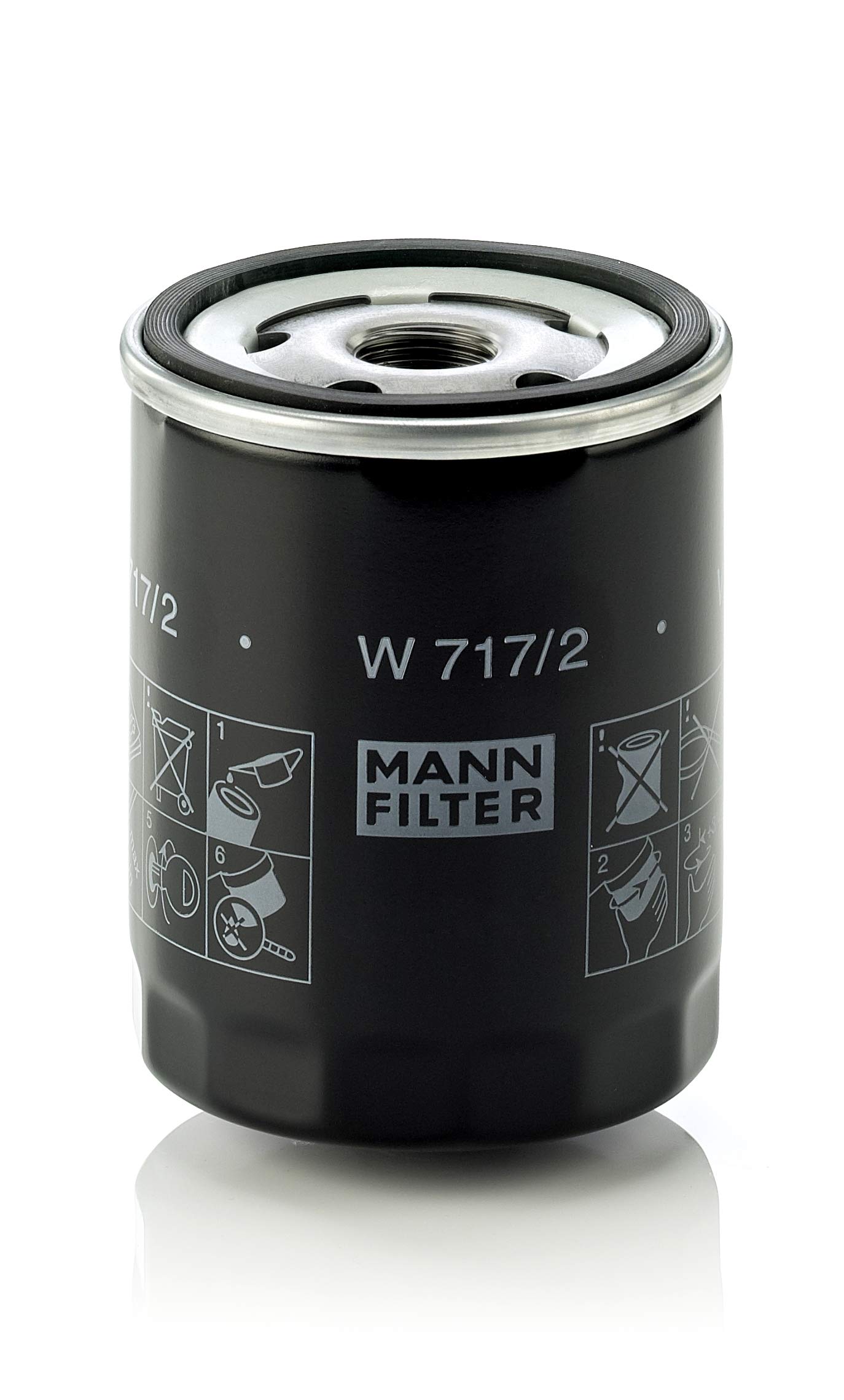 MANN-FILTER W 717/2 Ölfilter – Für PKW von MANN-FILTER