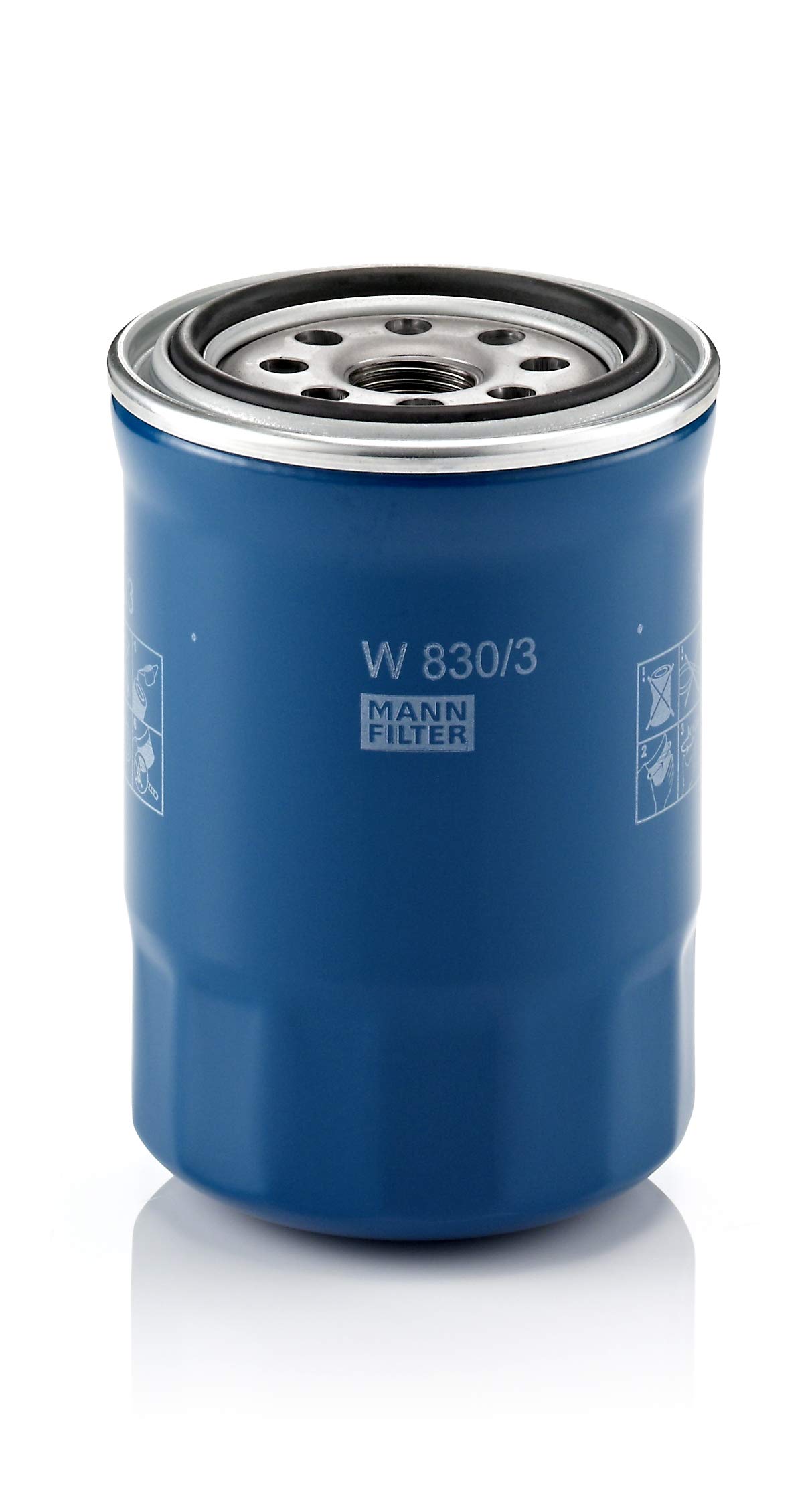 MANN-FILTER W 830/3 Ölfilter – Für PKW von MANN-FILTER