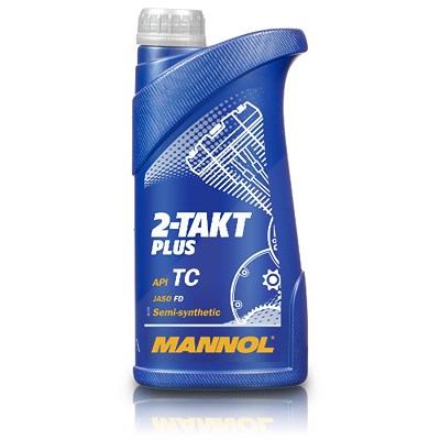 Mannol 1 L 2-Takt Plus Motoröl [Hersteller-Nr. MN7204-1] von MANNOL