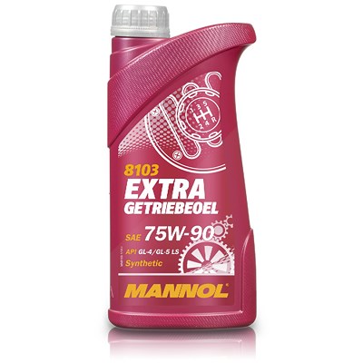 Mannol 1 L Extra Getriebeöl 75W-90 API GL-5 LS (Limited Slip) [Hersteller-Nr. MN8103-1] von MANNOL