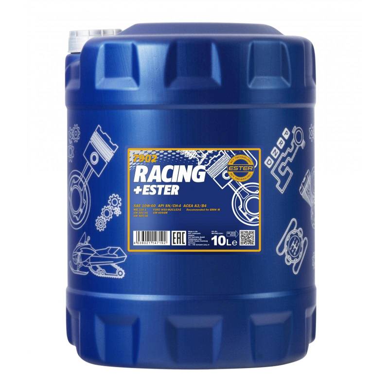 10L Mannol Racing+Ester 10W-60 Motoröl von MANNOL