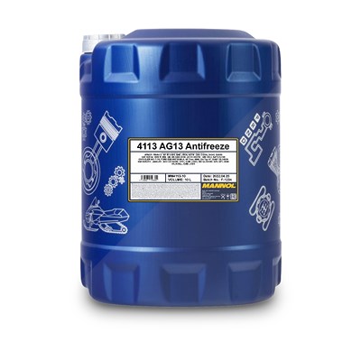 Mannol 10 L Antifreeze AG13 Hightec Kühlerfrostschutzmittel [Hersteller-Nr. MN4113-10] von MANNOL