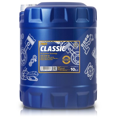 Mannol 10 L Classic 10W-40 API SN/CH-4 [Hersteller-Nr. MN7501-10] von MANNOL