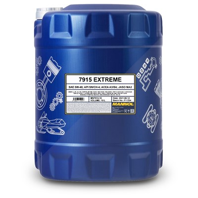 Mannol 10 L Extreme 5W-40 Motoröl [Hersteller-Nr. MN7915-10] von MANNOL