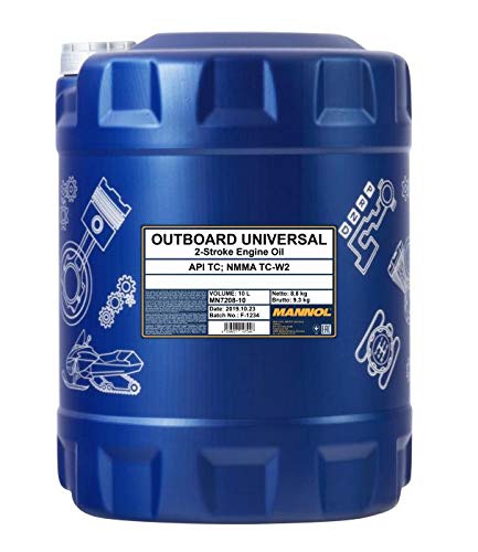 10 Liter, MANNOL Outboard Universal API TC-W2 Boot Motoröl 2 Takt Mischöl von MANNOL