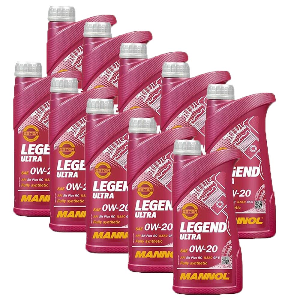 10 x 1 Liter (10 Liter), MANNOL LEGEND ULTRA 0W-20 229.71 MOTORÖL von MANNOL