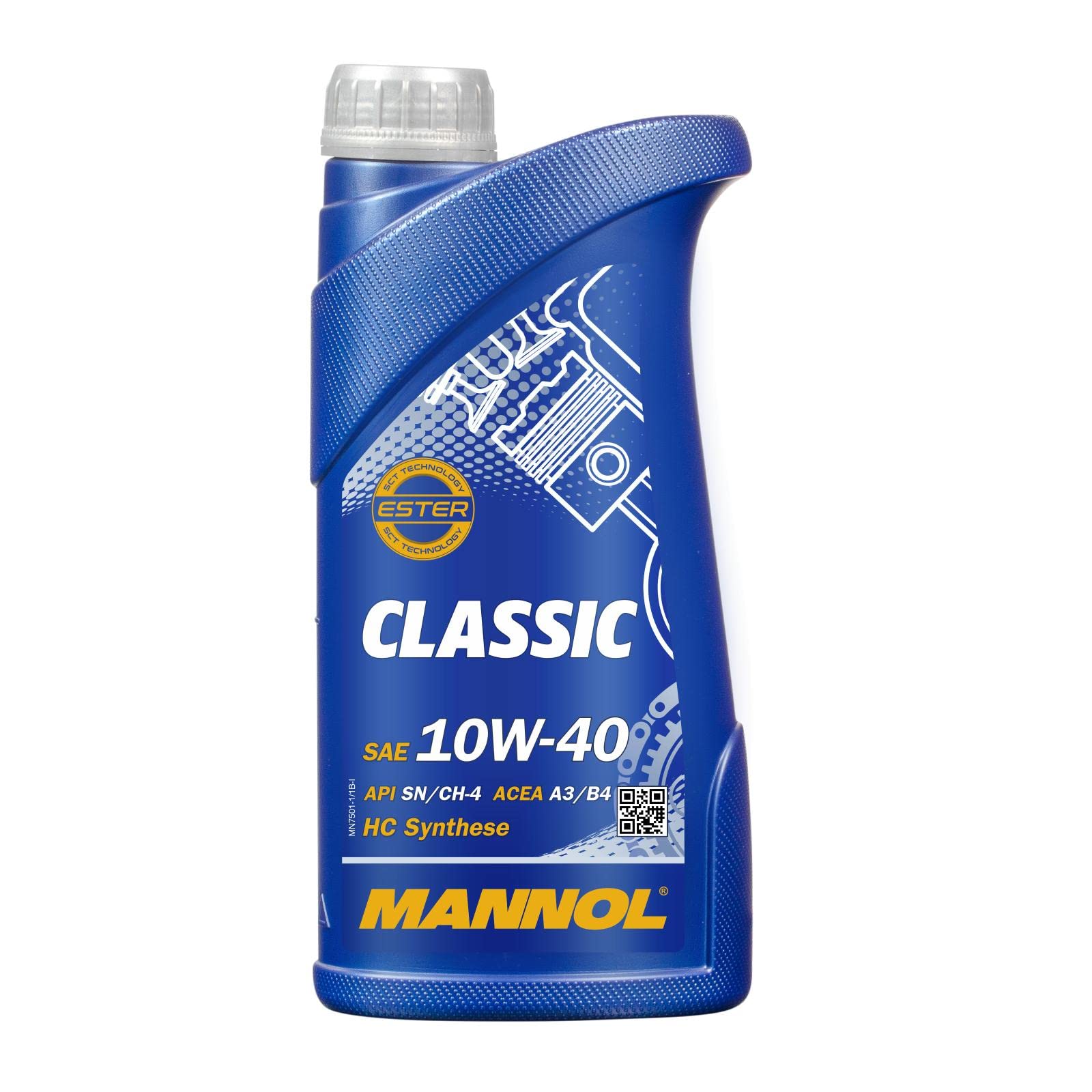 1 Liter Original MANNOL Motoröl Classic 10W-40 Engine Oil Öl von MANNOL