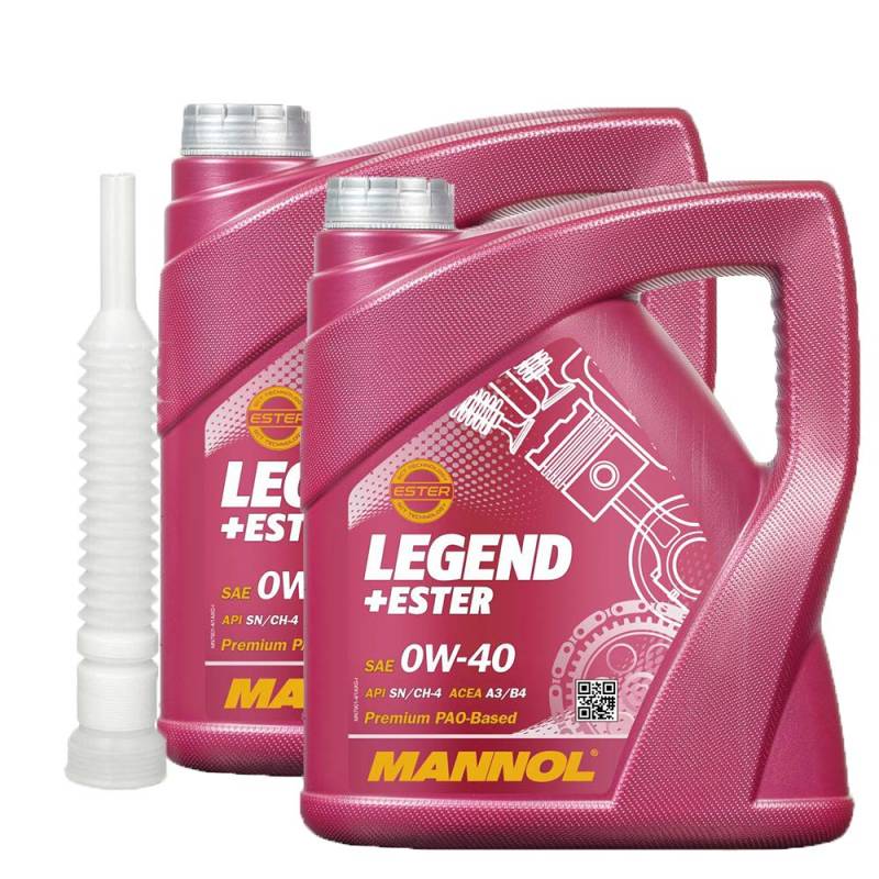 2 x4l, MANNOL 7901 Legend + Ester 0W-40 + Ausgießer von MANNOL