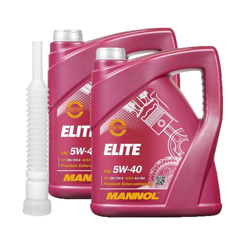 2 x5l, MANNOL ELITE 5W-40 FREIGABE 229.5 + Ausgießer von MANNOL