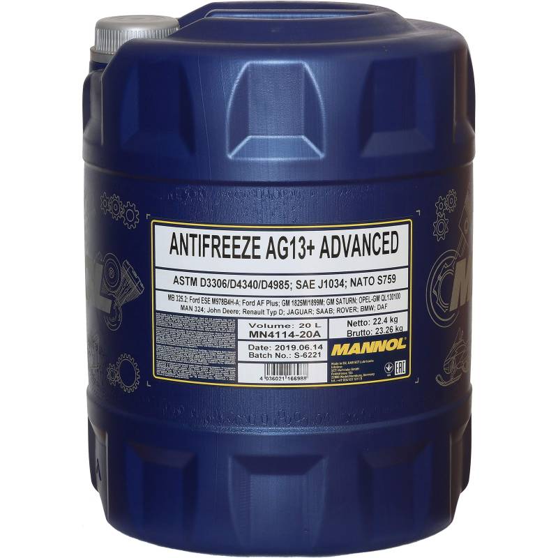 20L MANNOL AG13+ Advanced MN4114-20 Frostschutz von MANNOL