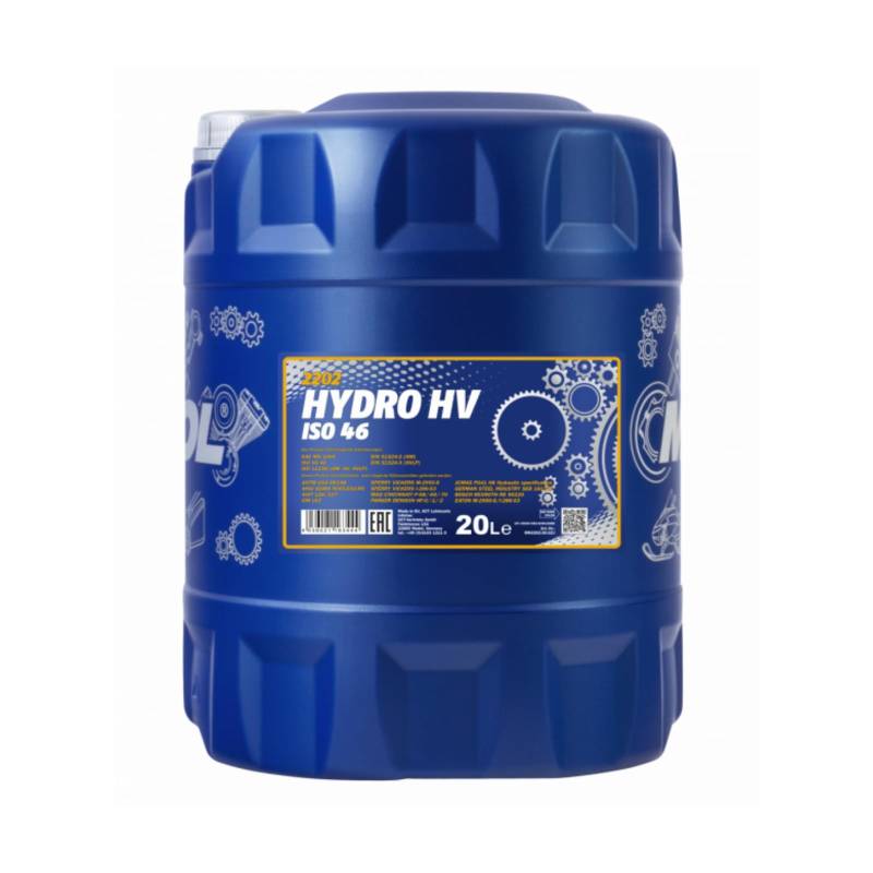 20L Mannol Hydro HV ISO 46 HVLP 46 Hydrauliköl von MANNOL