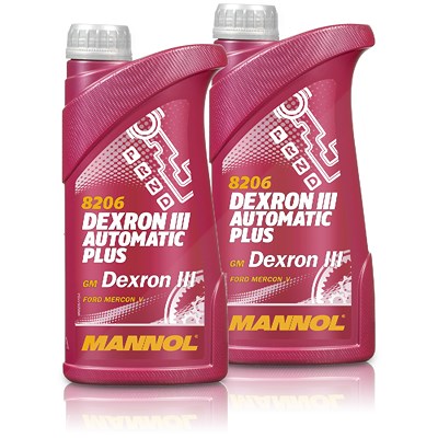 Mannol 2x 1 L Dexron III Automatic Plus [Hersteller-Nr. MN8206-1] von MANNOL