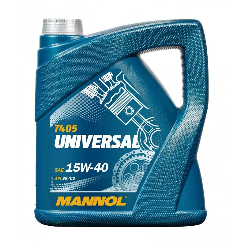 3 Liter Original MANNOL Motoröl Universal 15W-40 API SG/CD Engine Oil Öl von MANNOL