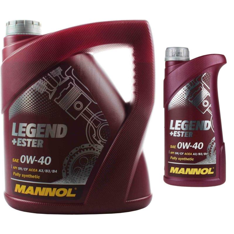 4+1 (5 Liter), MANNOL LEGEND+ESTER 0W-40 MOTORÖL von MANNOL