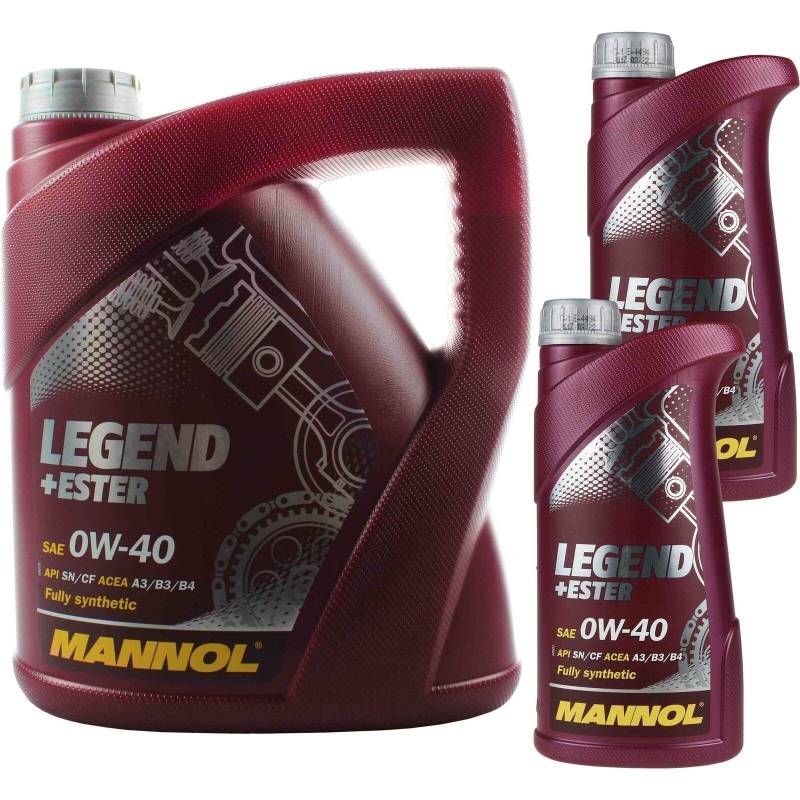 4+2 (6 Liter), MANNOL LEGEND+ESTER 0W-40 MOTORÖL von MANNOL