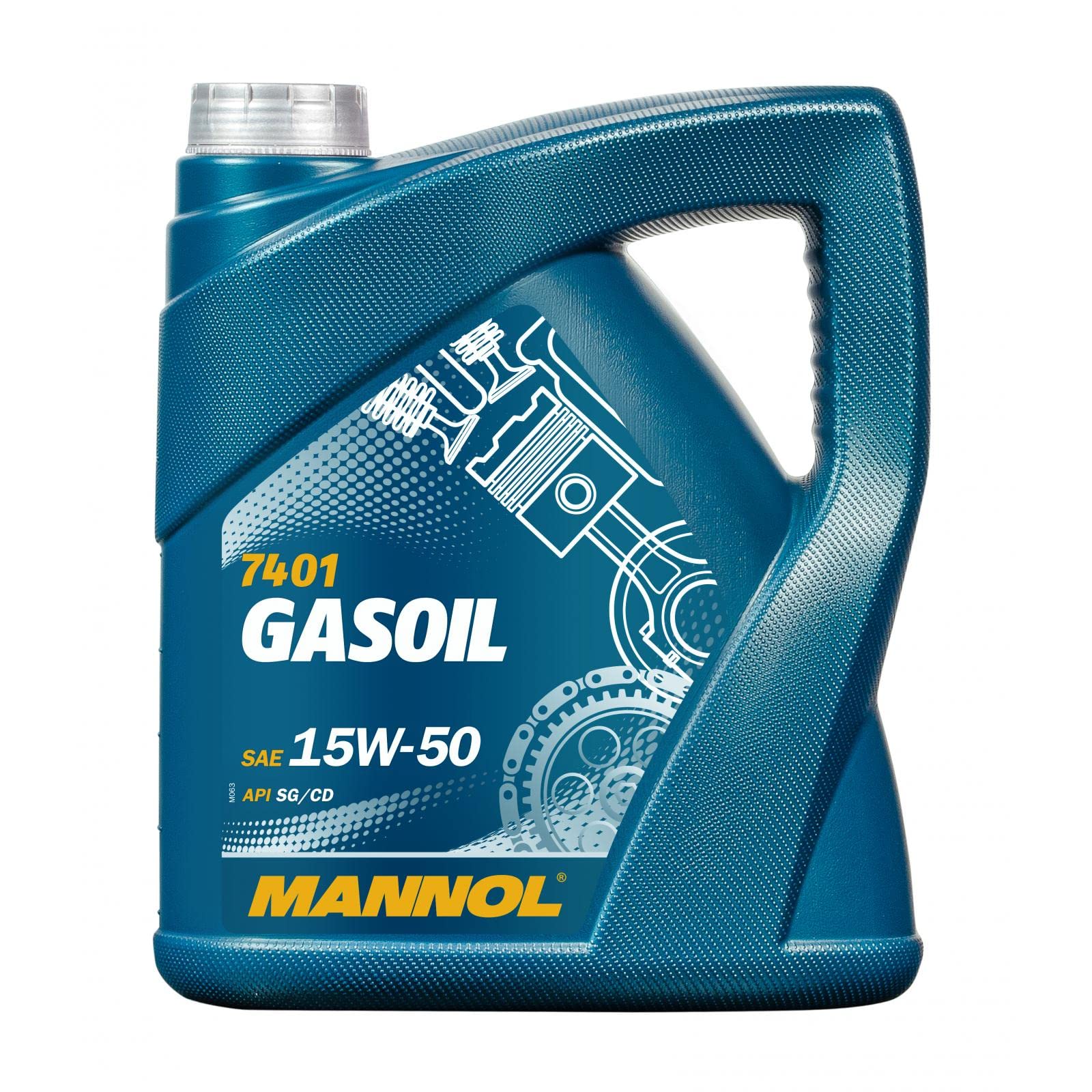 4 Liter Original MANNOL Motoröl Gasoil 15W-50 API SG/CD Engine Oil Öl von MANNOL