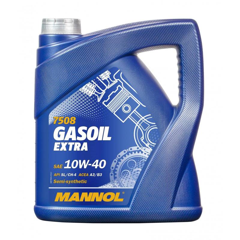 4 Liter Original MANNOL Motoröl Gasoil Extra 10W-40 API SL/CF Engine Oil Öl von MANNOL