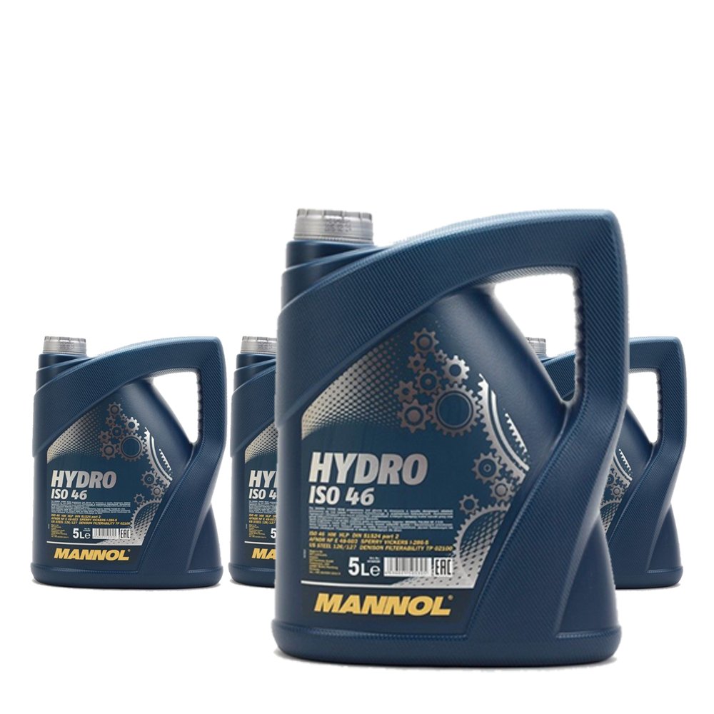 4 x 5L MANNOL Hydro ISO VG 46 / Hydrauliköl HLP von MANNOL