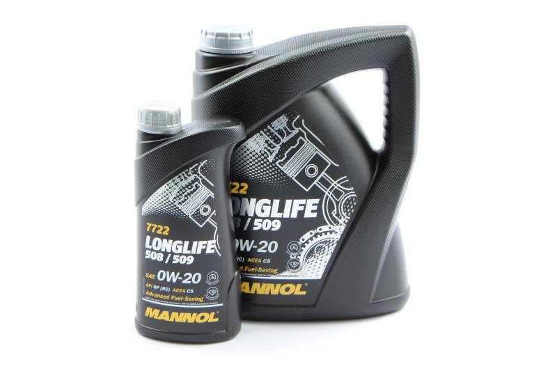 5+1 (6 Liter) MANNOL 7722 O.E.M. Longlife 508/509 0W-20 Motoröl von MANNOL