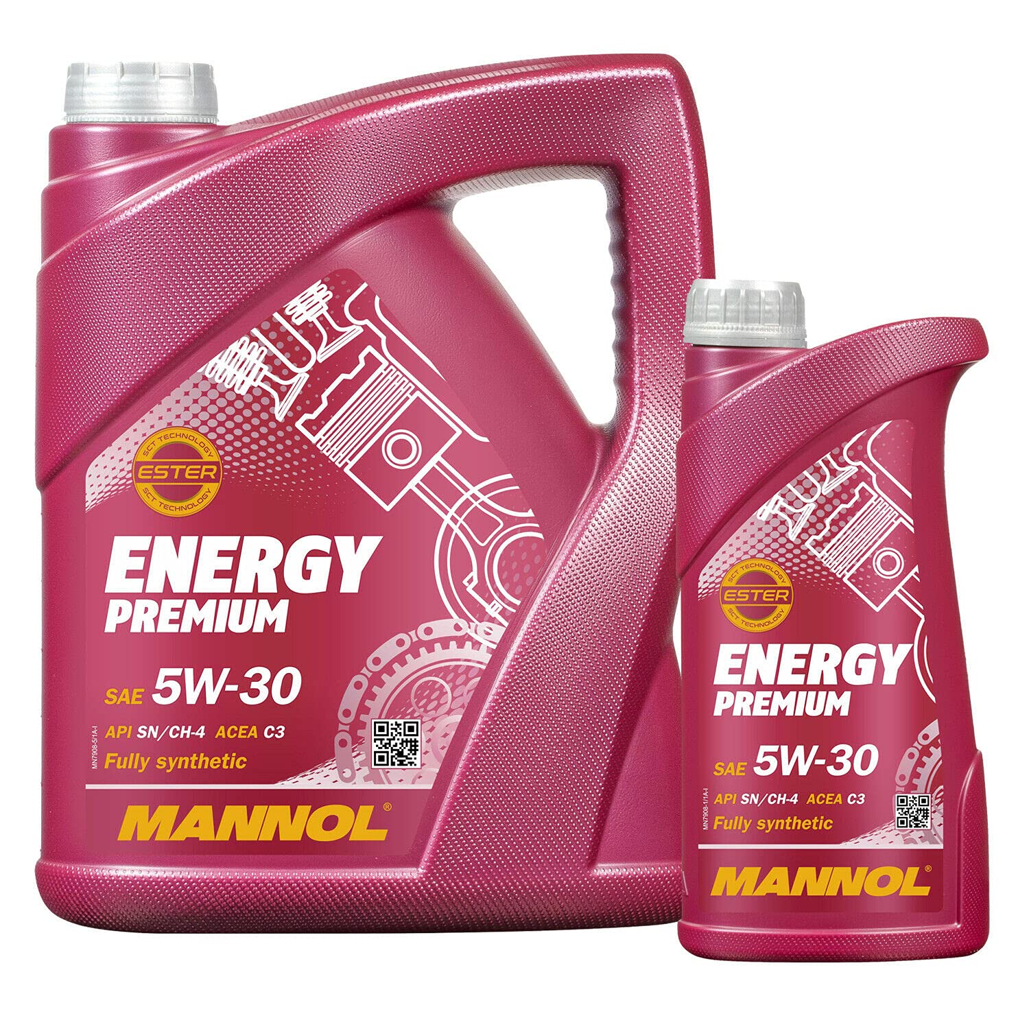 5+1 (6 Liter) MANNOL 7908 Energy Premium 5W-30 Motoröl 229.51 229.52 229.31 505.01 von MANNOL