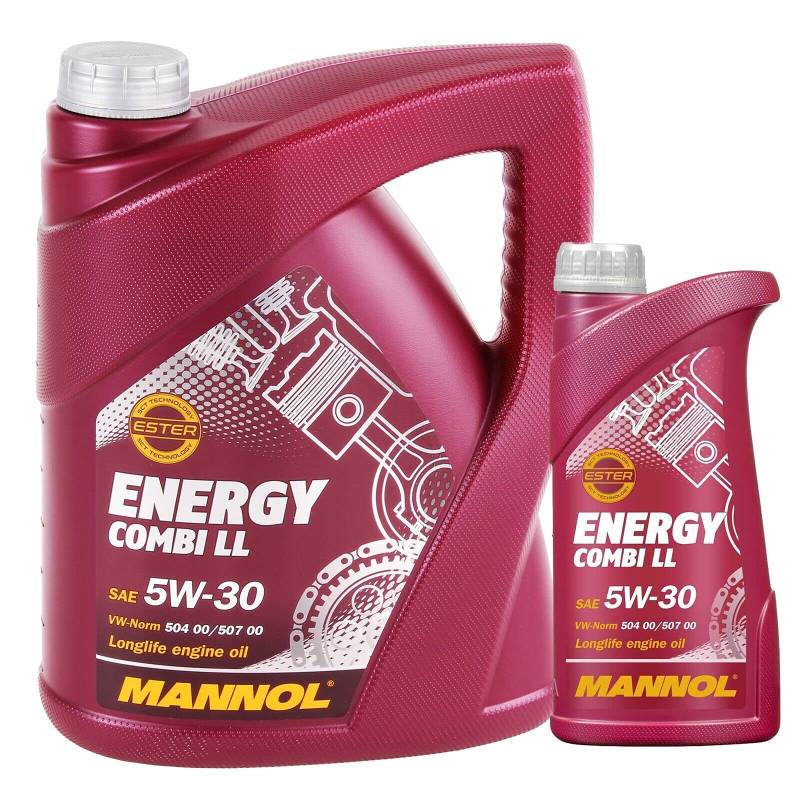 5+1 (6l), MANNOL 7907 Energy Combi LL 5W-30 Longlife III Motoröl von MANNOL