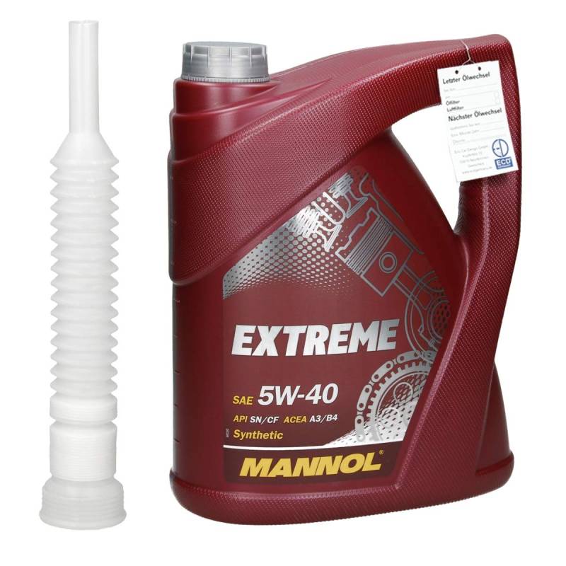 5 L MANNOL - Extreme Motoröl 5W40 von ECD Germany