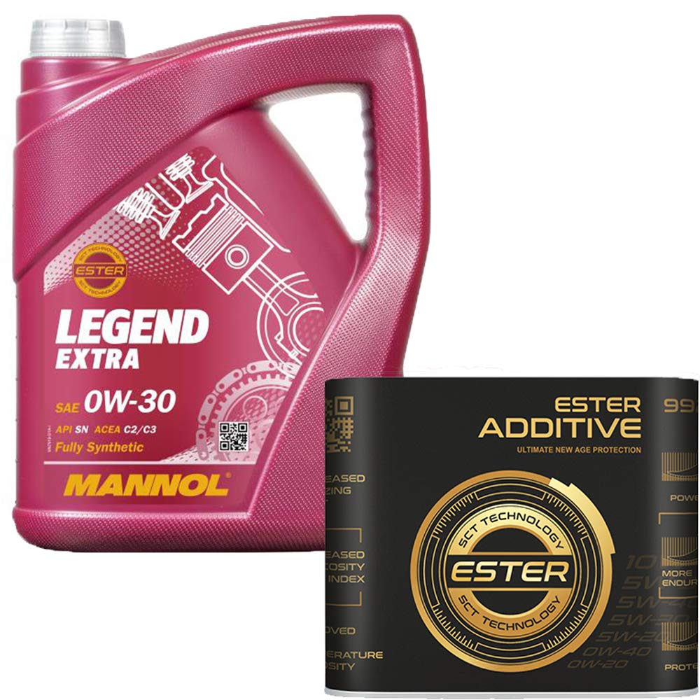 5 Liter, MANNOL 7919 Legend Extra 0W-30 inkl. Motoröladditiv 9929 von MANNOL