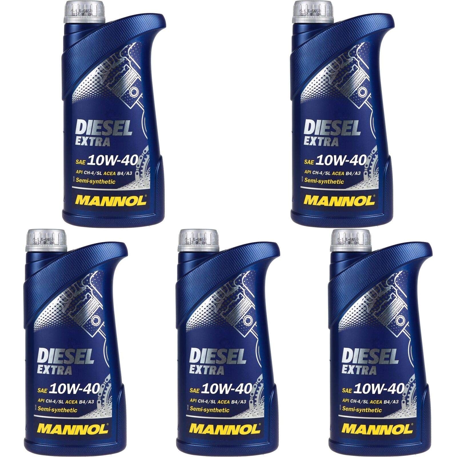 5 x 1 (5 Liter), MANNOL DIESEL EXTRA 10W-40 MOTORÖL von MANNOL