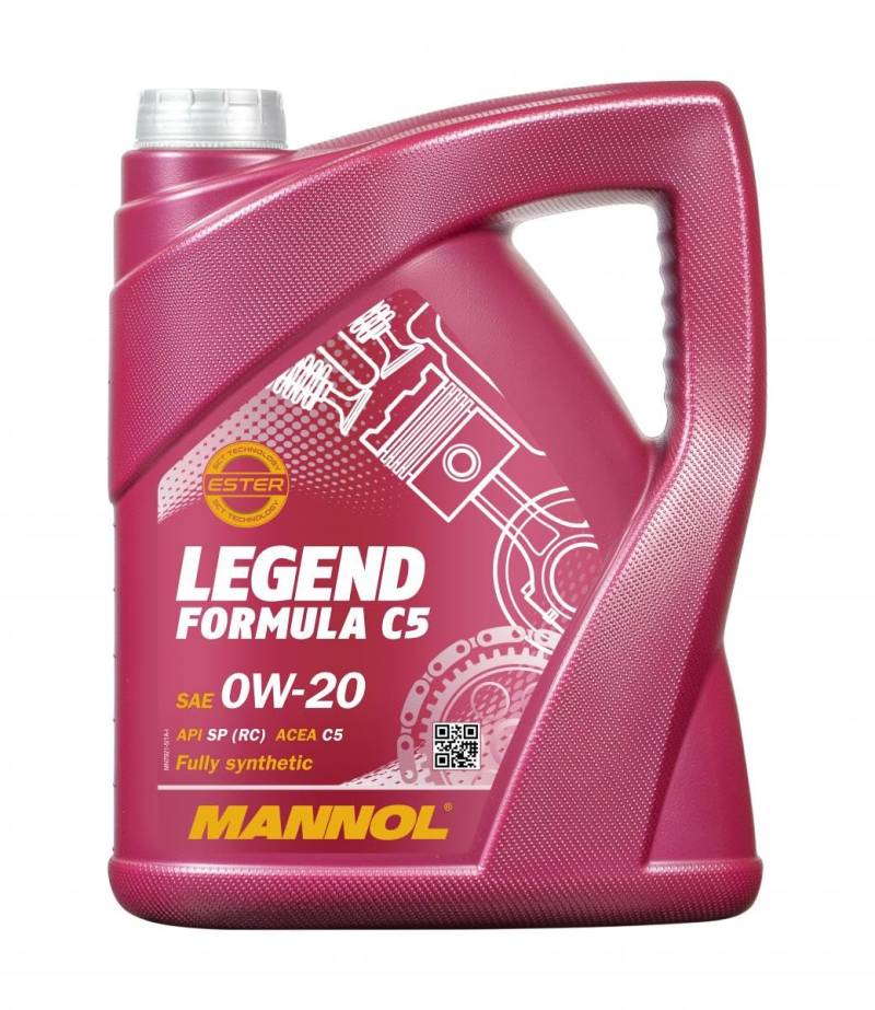 5L Mannol Legend Formula C5 Motoröl 0W-20 von MANNOL