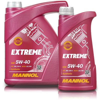 Mannol 6 L Extreme 5W-40 Motoröl [Hersteller-Nr. MN7915-5] von MANNOL