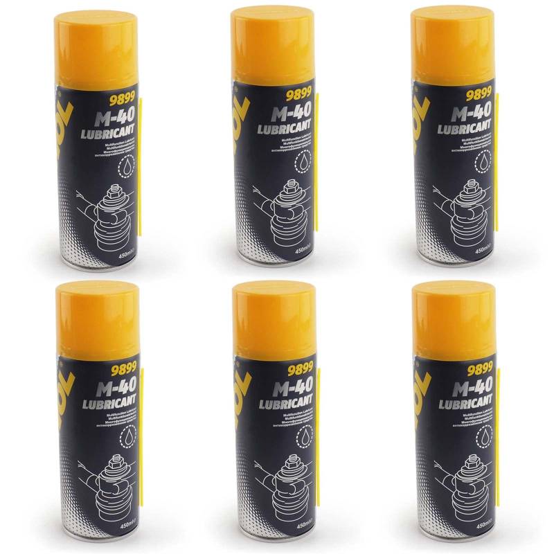 6 X Mannol M-40 Multifunktionsspray Kriechöl 450ml von MANNOL