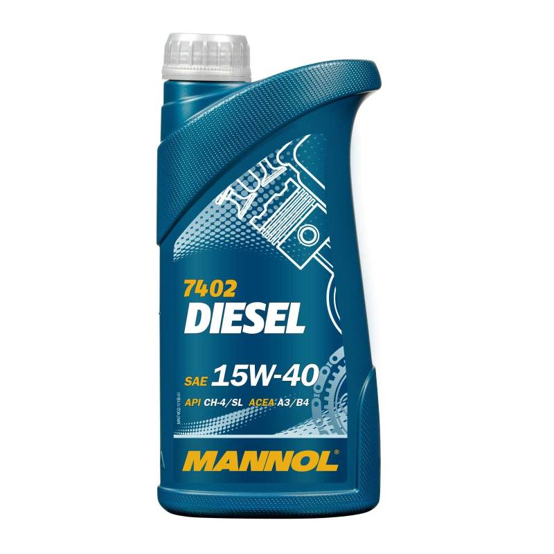 1 Liter Orignal MANNOL Motoröl SAE 15W-40 DIESEL Engine Oil Öl von MANNOL