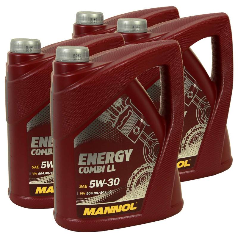 MANNOL 4X 5 Liter MOTORÖL Energy Combi LL 5W-30 MN7907-5 ÖL von MANNOL