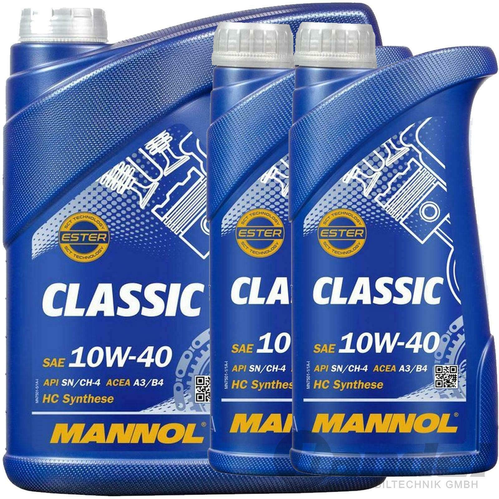 5 + 2 (7 Liter), MANNOL CLASSIC 10W-40 MOTORÖL von MANNOL