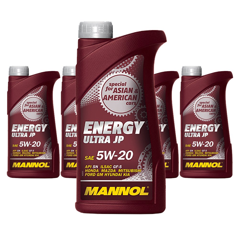 5 x 1L MANNOL Formula JP 5W-20 ILSAC GF-5 / Motoröl Dexos 1 von MANNOL