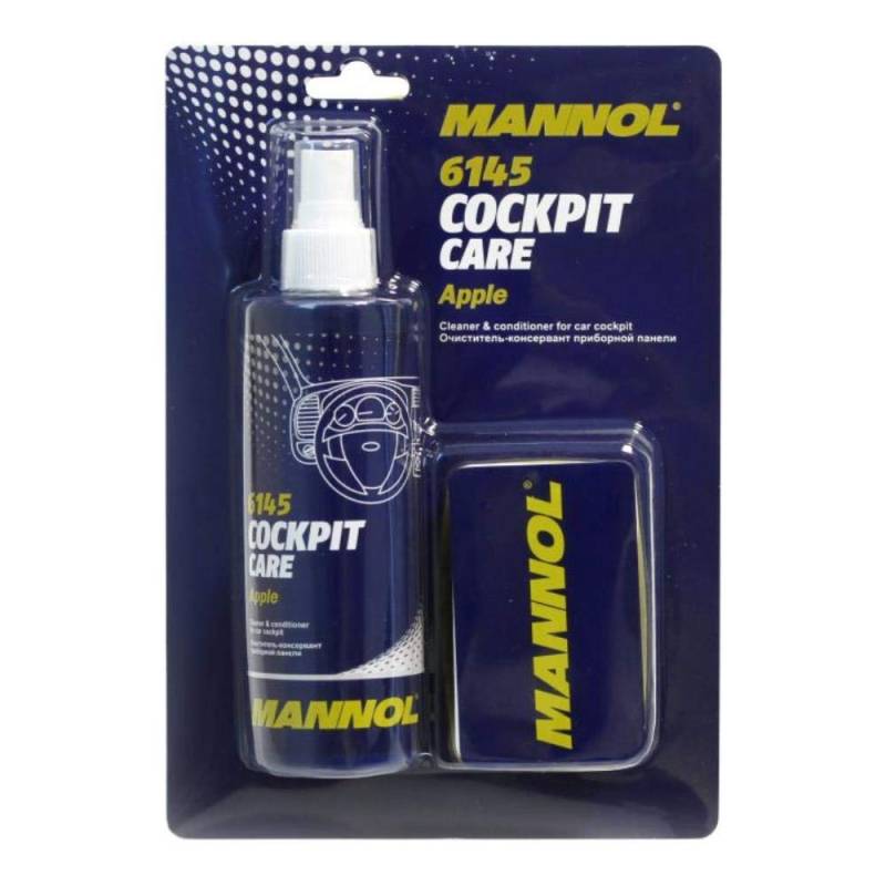 MANNOL 6149 COCKPIT CARE VANILLA REINIGER PUMPSPRAY+SCHWAMM VANILLEDUFT 250ML von MANNOL