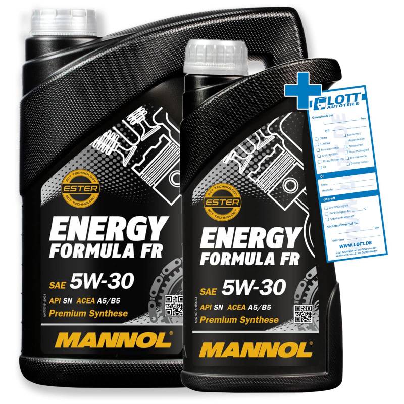 MANNOL 6L Motoröl 5W-30 5W30 7707 O.E.M. Motorenöl API SN/CF von MANNOL