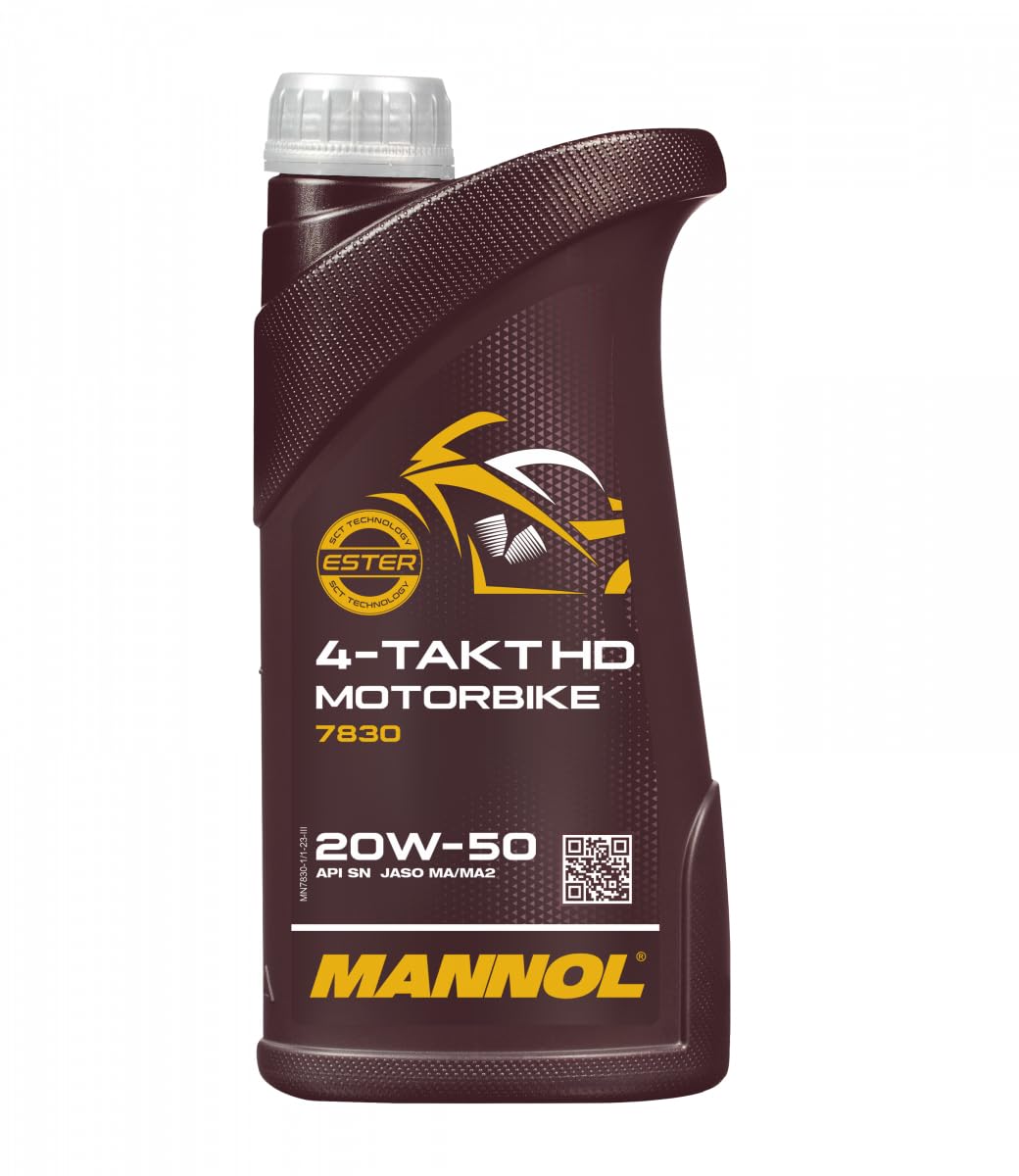 1L Mannol 4-Takt Motorbike 20W-50 HD Motoröl von MANNOL