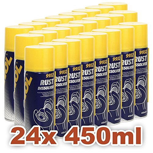 MANNOL 9932 Rostlöser Ultra Molibden »RUST DISSOLVER« - 24x450ml - Spray von MANNOL