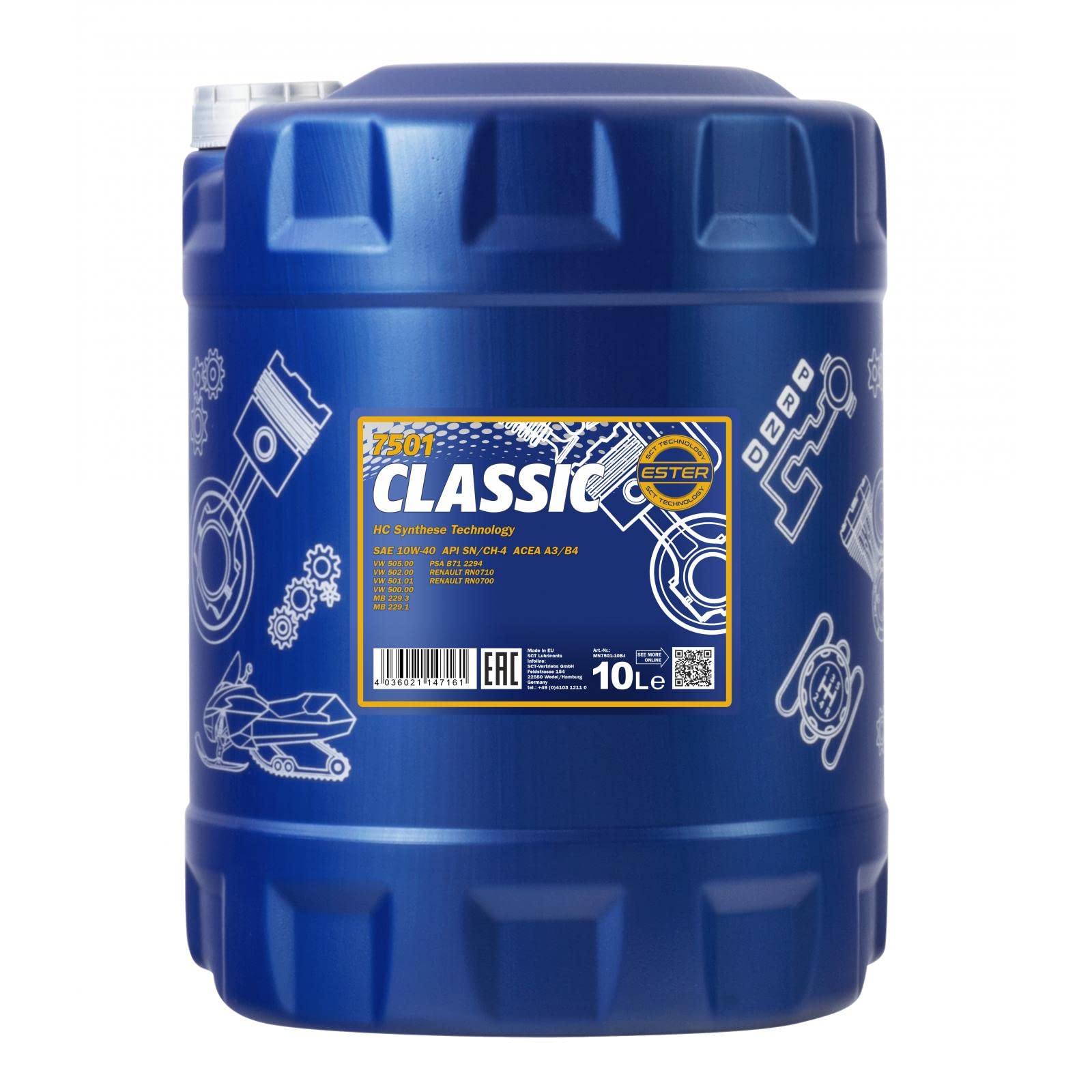 MANNOL 10L Classic 10W-40 von MANNOL