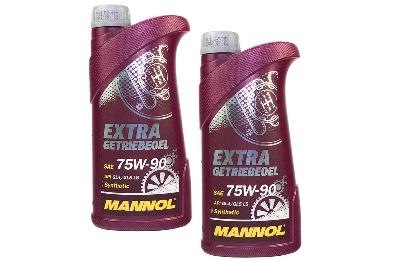 MANNOL Getriebeöl Extra Getriebeoel 75W-90 API GL 4/GL 5 LS 2 Stück á 1 Liter von MANNOL