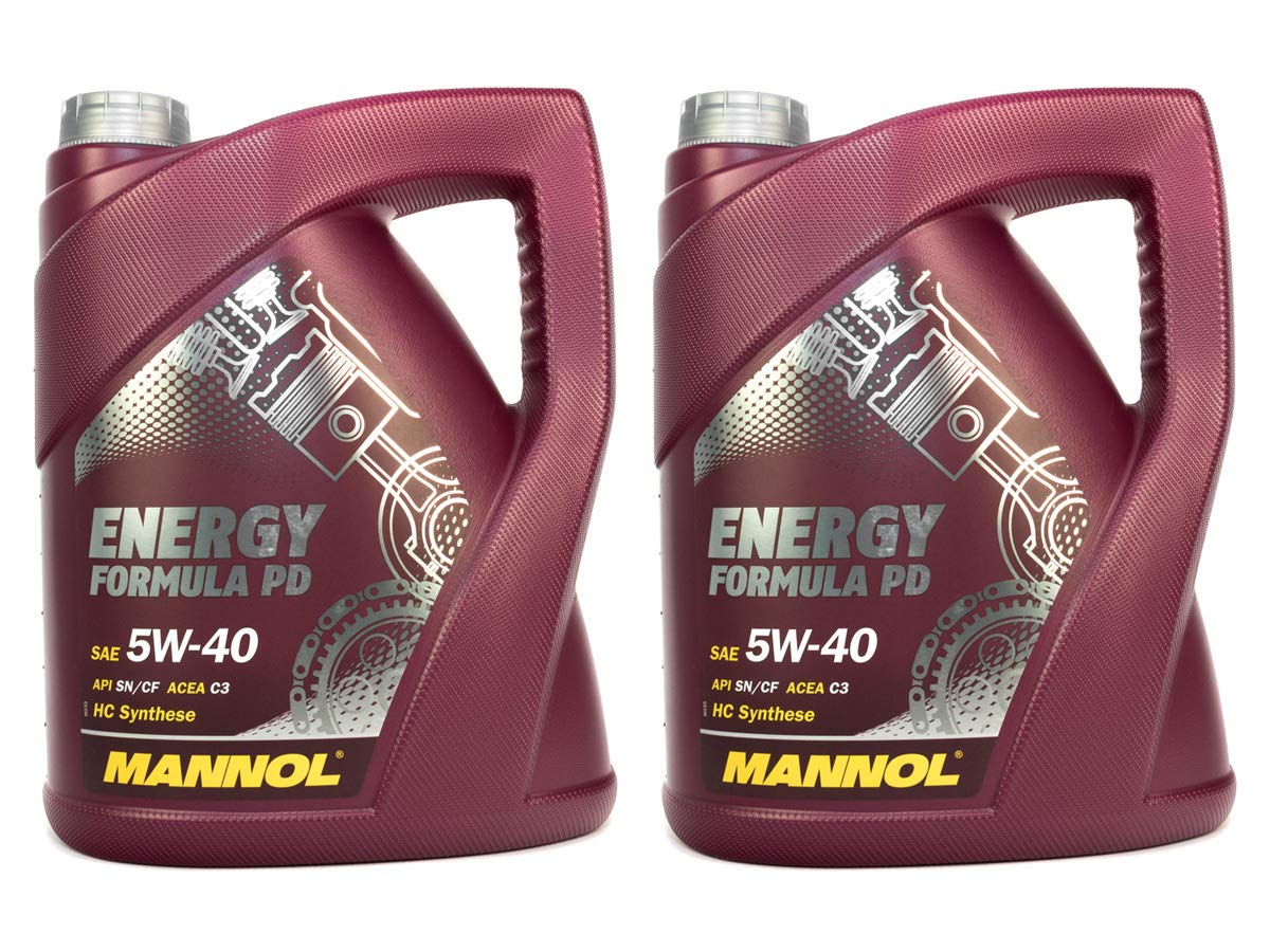 MANNOL Motorenöl 5W-40 Energy Formula PD API SN/SM/CF 2 Stück á 5 Liter von MANNOL