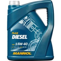 MANNOL Motoröl 15W-40, Inhalt: 5l, Mineralöl MN7402-5 von MANNOL