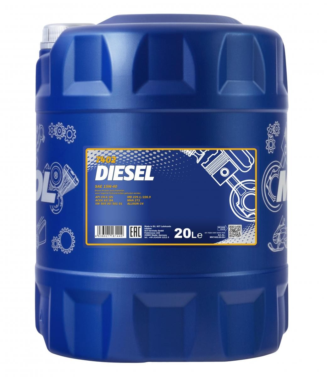 MANNOL Motoröl VW,MERCEDES-BENZ,AUDI MN7402-20 Motorenöl,Öl,Öl für Motor von MANNOL