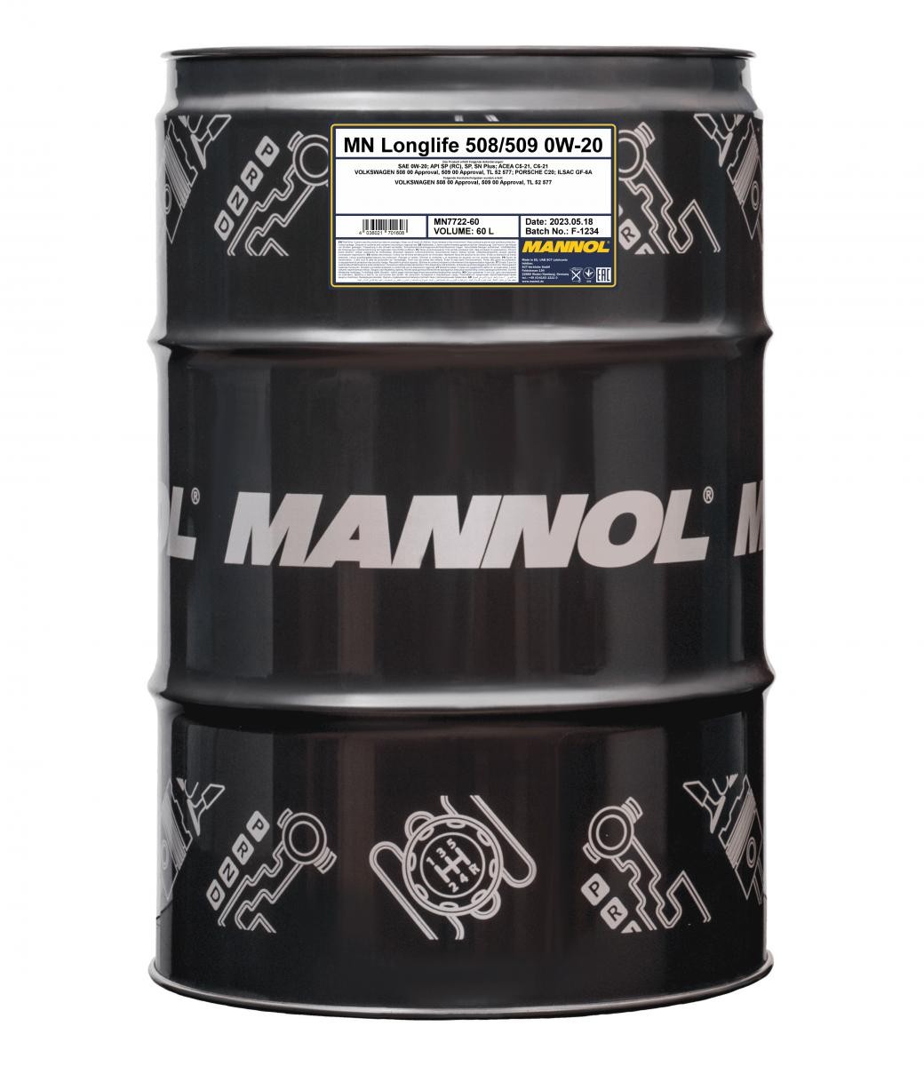 MANNOL Motoröl VW,AUDI,SKODA MN7722-60 Motorenöl,Öl,Öl für Motor von MANNOL