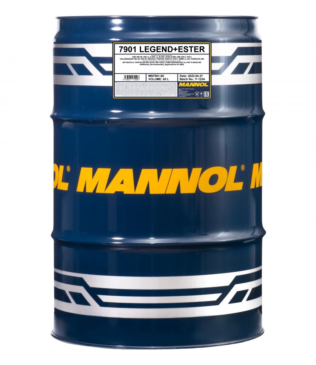 MANNOL Motoröl VW,MERCEDES-BENZ,AUDI MN7901-60 Motorenöl,Öl,Öl für Motor von MANNOL